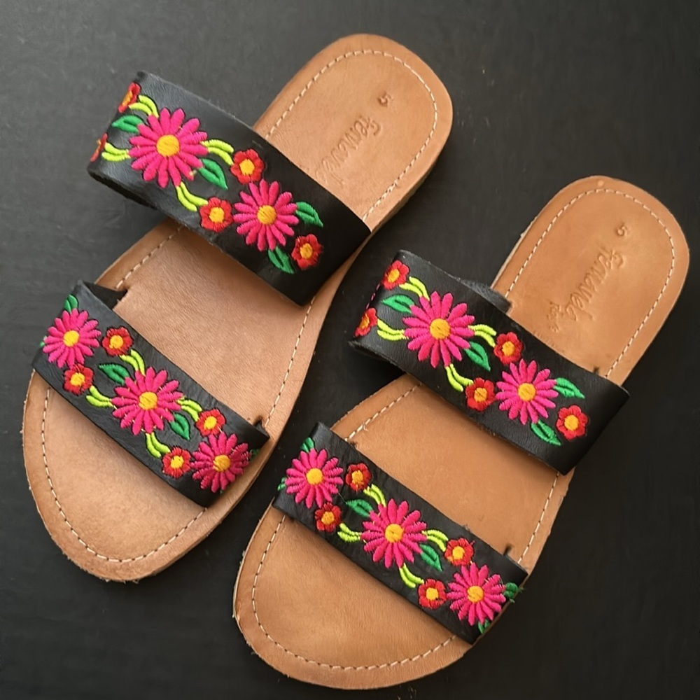 New HECHO EN MÉXICO Sandals SZ 8 - Picture 3 of 6